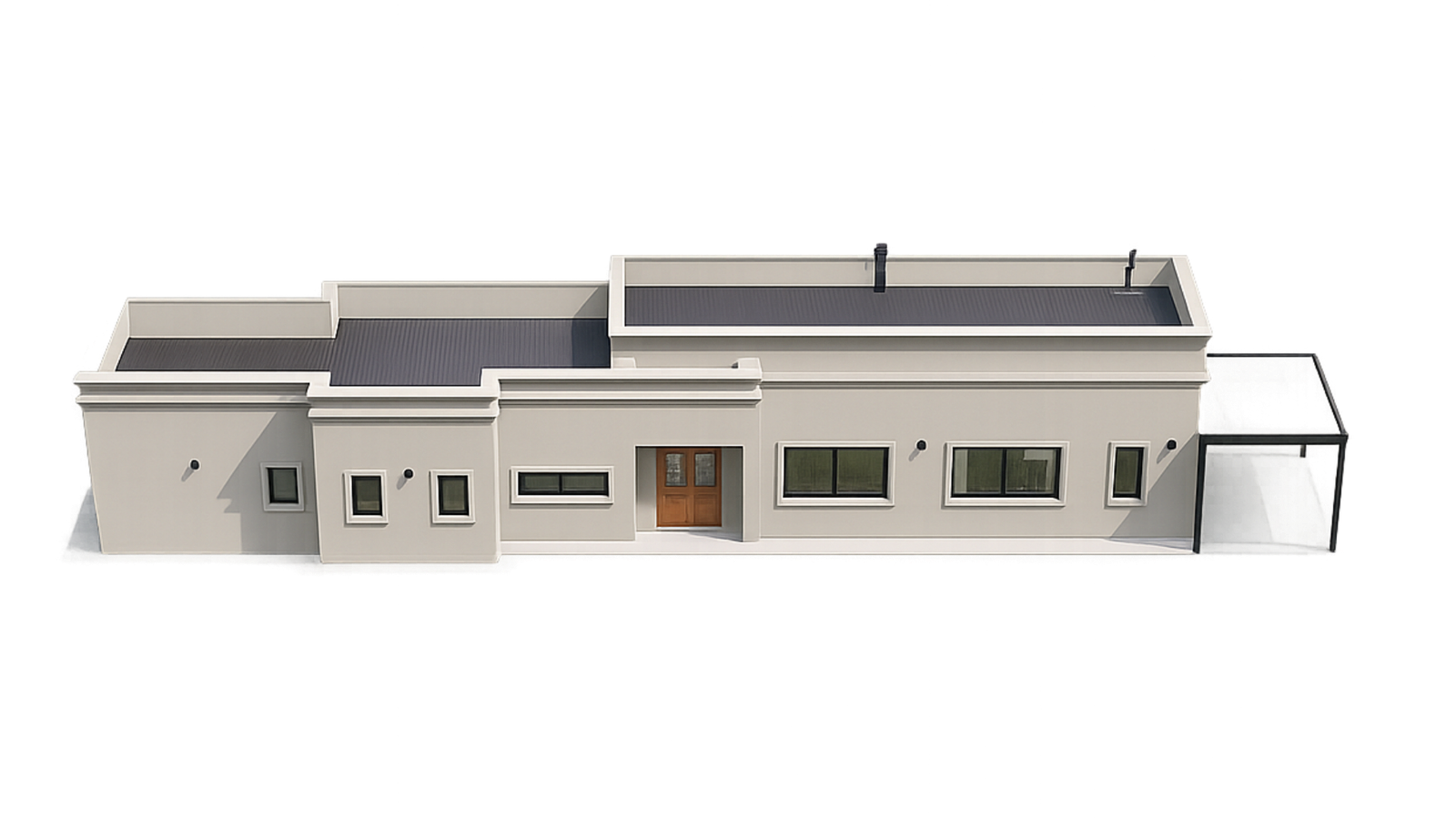 Render de una vivienda de Grupo Falt